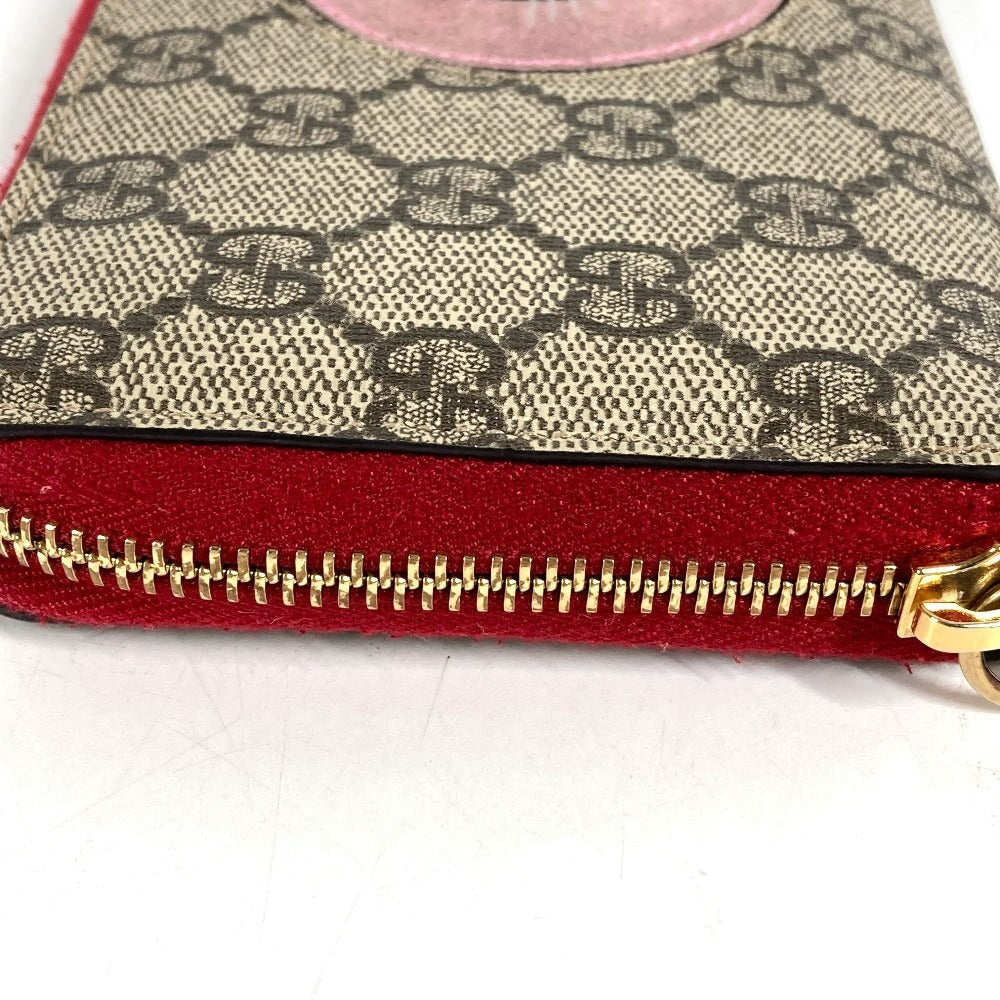 GUCCI 506279 GGスプリーム ボスコ BOSCO ロングウォレット ラウンドファスナー 長財布 GGスプリームキャンバス ユニセックス ベージュ