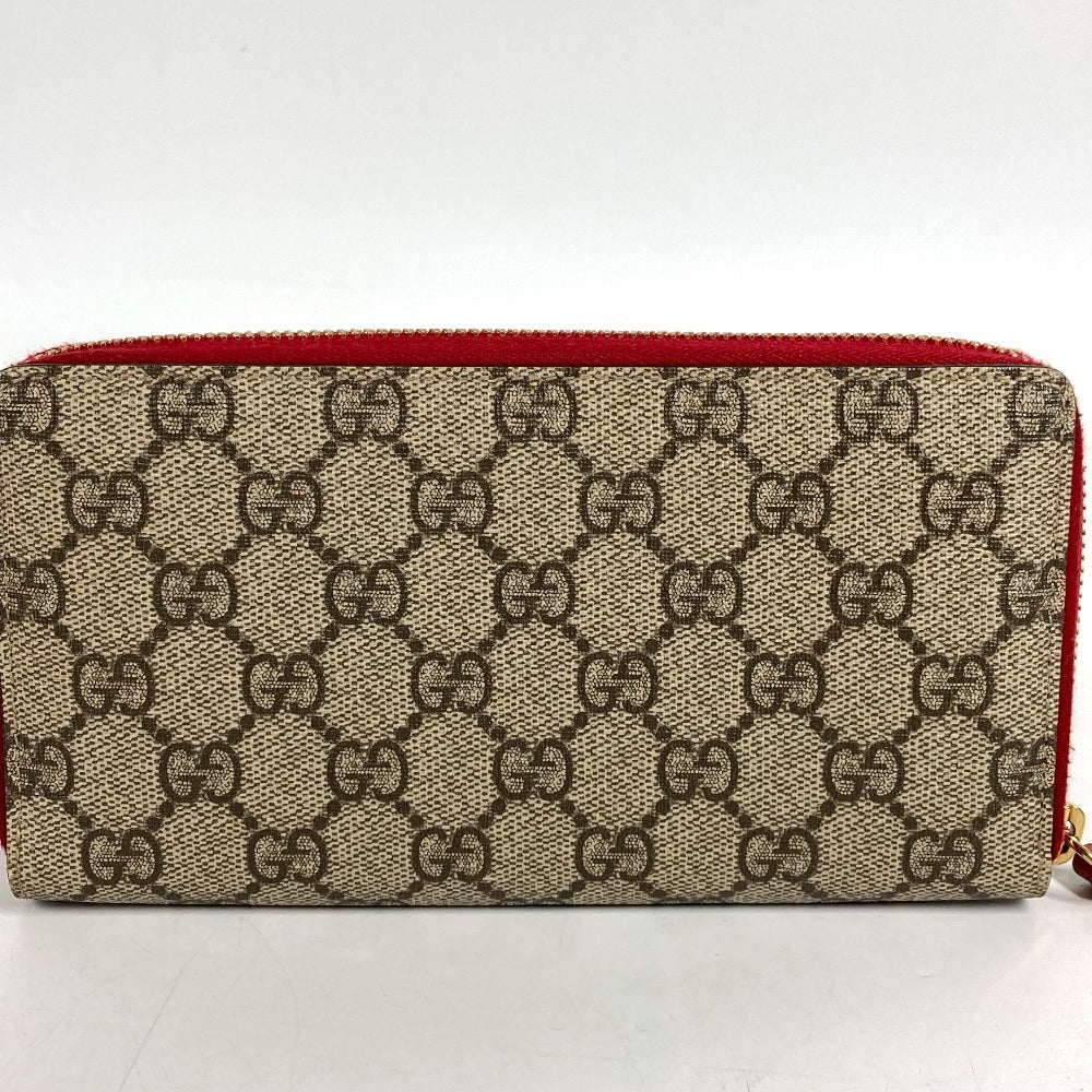 GUCCI 506279 GGスプリーム ボスコ BOSCO ロングウォレット ラウンドファスナー 長財布 GGスプリームキャンバス ユニセックス ベージュ