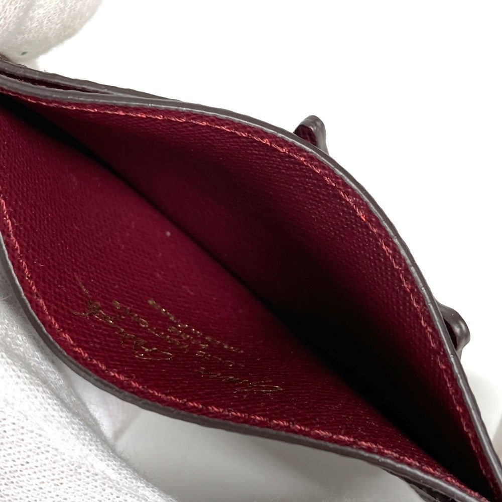 LOUIS VUITTON M15155 モノグラム 猫 ネコ キャット ポルトカルトキャットナップ 名刺入れ パスケース カードケース モノグラムキャンバス ユニセックス ブラウン