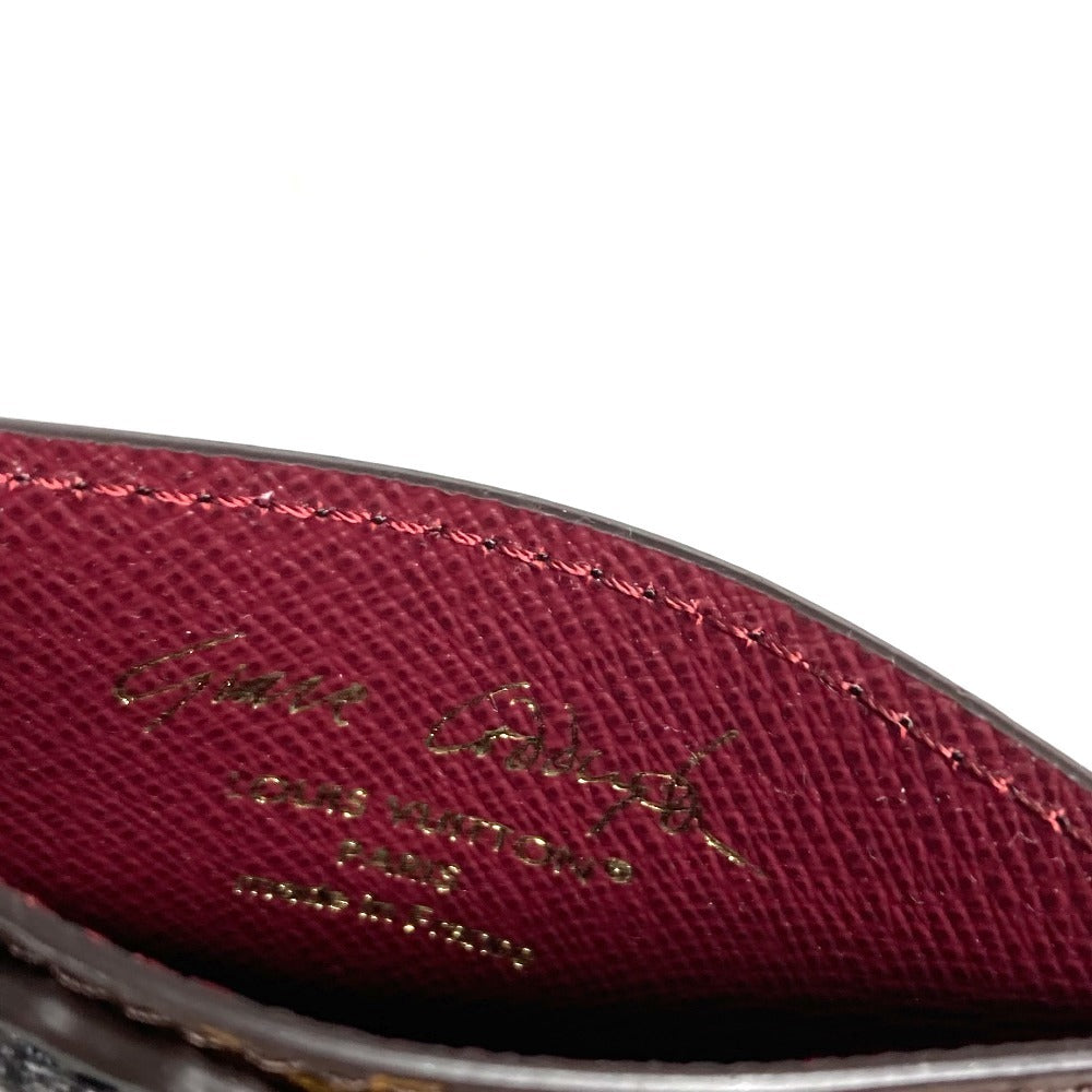 LOUIS VUITTON M15155 モノグラム 猫 ネコ キャット ポルトカルトキャットナップ 名刺入れ パスケース カードケース モノグラムキャンバス ユニセックス ブラウン