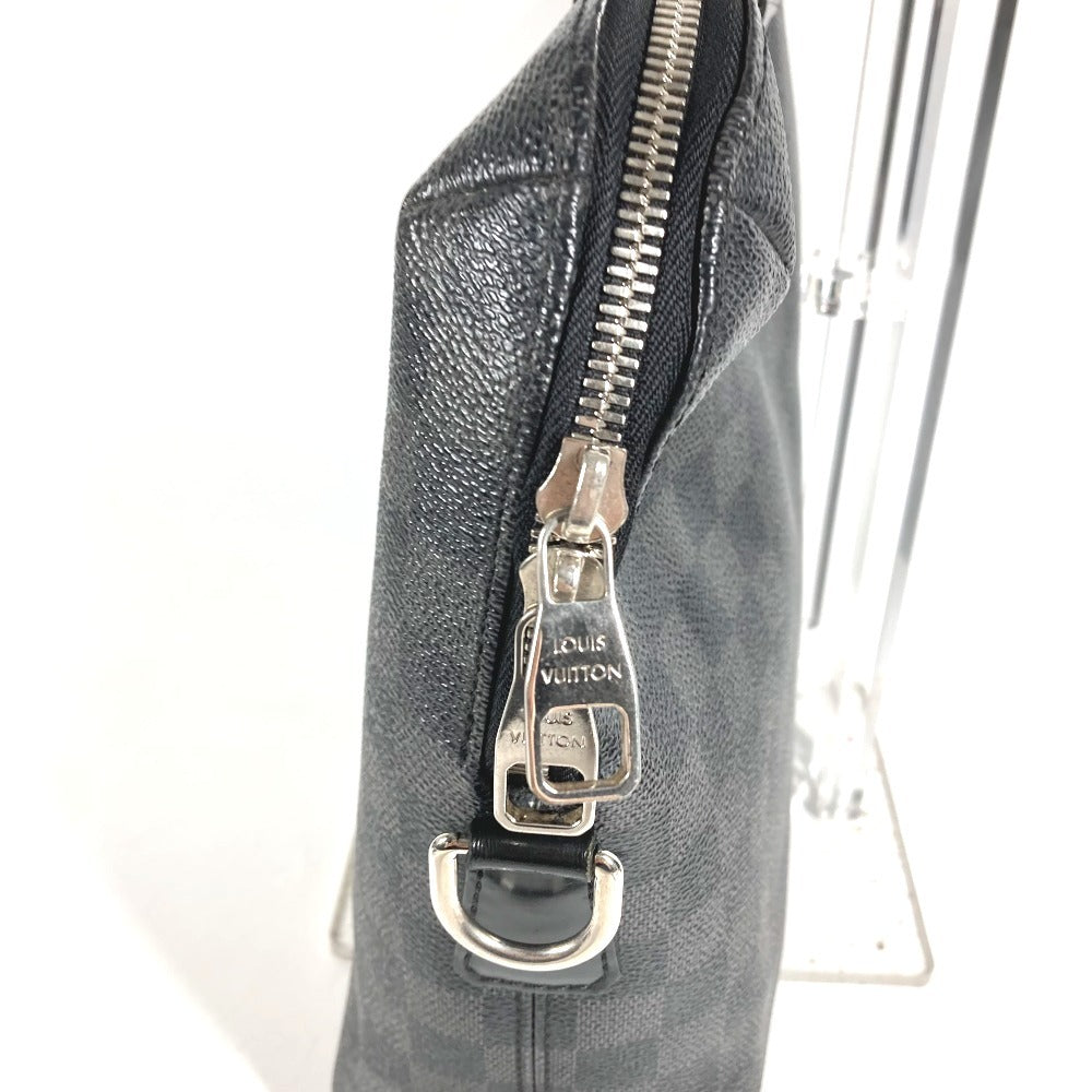 LOUIS VUITTON N48224 ダミエグラフィット ポルトドキュマンジュール PDJ カバン ブリーフケース ハンドバッグ 書類バッグ ビジネスバッグ ダミエグラフィットキャンバス メンズ ブラック