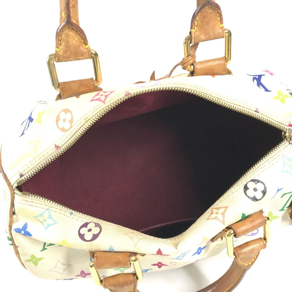 LOUIS VUITTON M92643 モノグラムマルチカラー スピーディ30 スピーディ 30 カバン ミニボストンバッグ ハンドバッグ モノグラムマルチカラーキャンバス レディース ブロン ホワイト