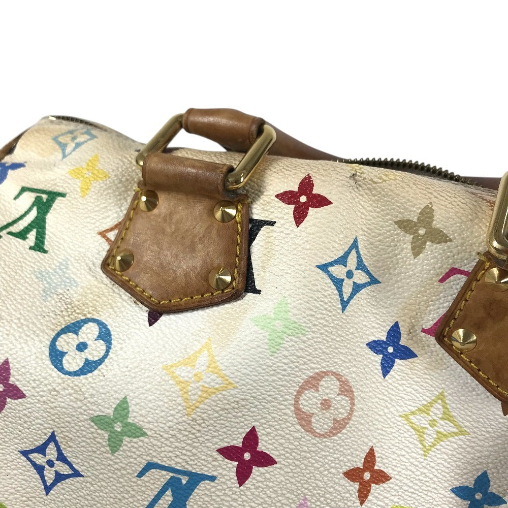 LOUIS VUITTON M92643 モノグラムマルチカラー スピーディ30 スピーディ 30 カバン ミニボストンバッグ ハンドバッグ モノグラムマルチカラーキャンバス レディース ブロン ホワイト