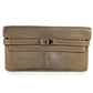 HERMES Wallet Wallet Long Wallet Flap Long Wallet Chevre Etoupe gray/SilverHardware Used