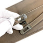 HERMES Wallet Wallet Long Wallet Flap Long Wallet Chevre Etoupe gray/SilverHardware Used