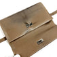 HERMES Wallet Wallet Long Wallet Flap Long Wallet Chevre Etoupe gray/SilverHardware Used