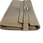 HERMES Wallet Wallet Long Wallet Flap Long Wallet Chevre Etoupe gray/SilverHardware Used