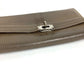 HERMES Wallet Wallet Long Wallet Flap Long Wallet Chevre Etoupe gray/SilverHardware Used