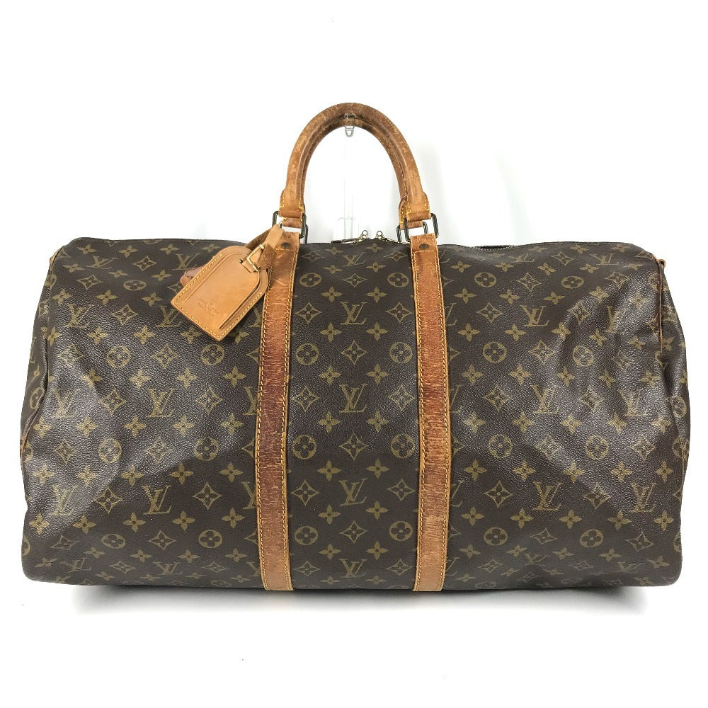 LOUIS VUITTON M41414 Monogram KeepallBandouliere55 Bag Travel Bag Travel Bag Hand Bag Duffle Bag MonogramCanvas Brown Used