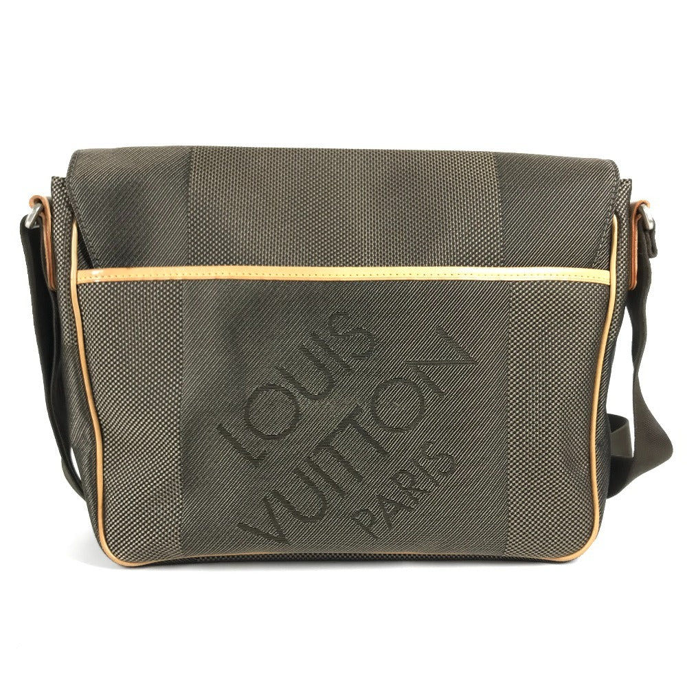 LOUIS VUITTON M93617 Damier Geant Petit Message Petit Message Bags Crossbody Flap Messenger Bag Shoulder Bag Damier GeantCanvas khaki Used
