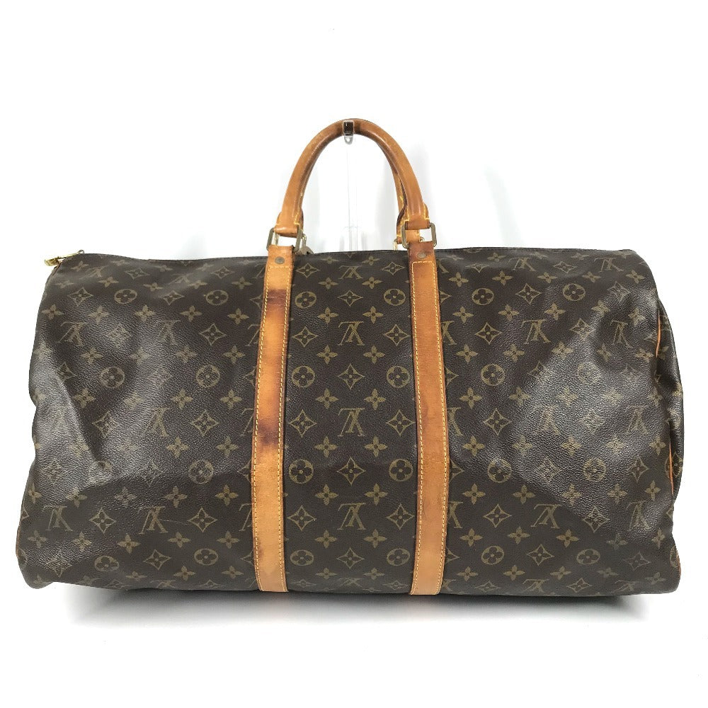 LOUIS VUITTON M41414 Monogram KeepallBandouliere55 Bag Travel Bag Travel Bag Hand Bag Duffle Bag MonogramCanvas Brown Used
