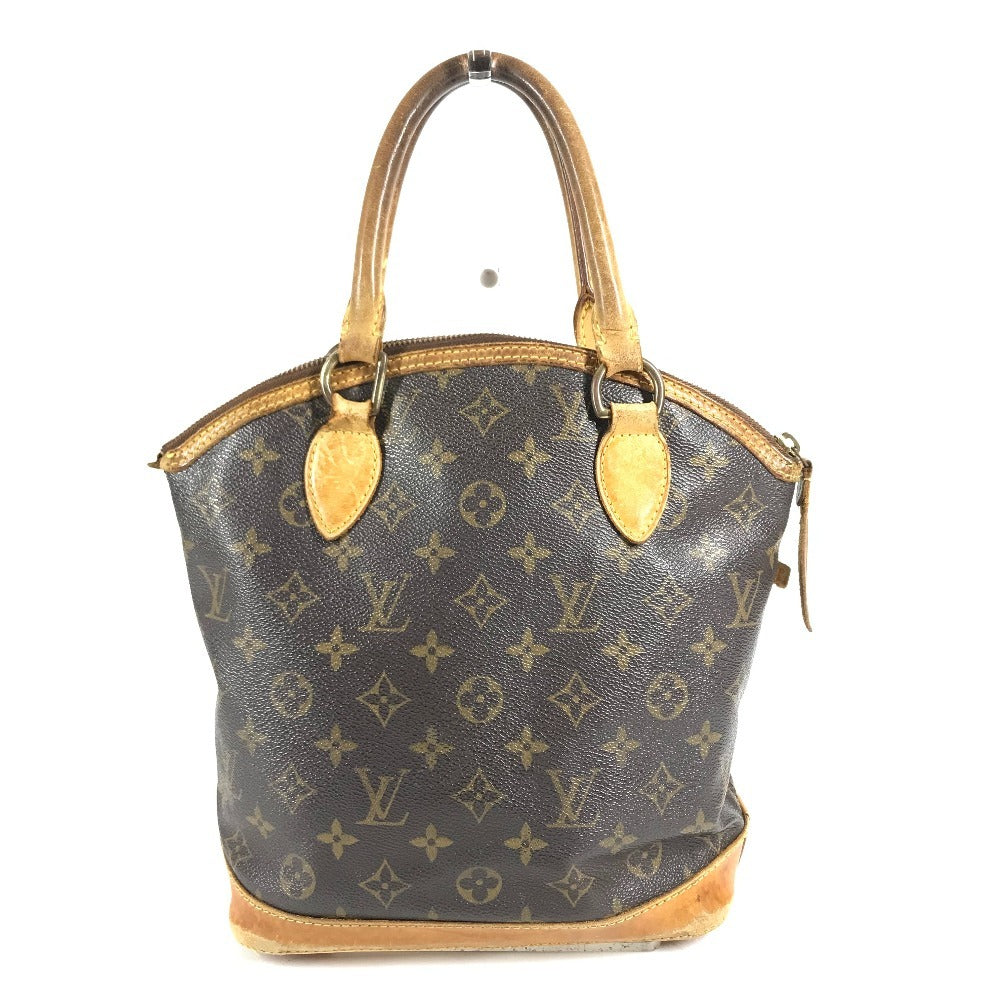 LOUIS VUITTON M40102 Monogram Lockit Tote Bag Hand Bag MonogramCanvas Brown Used