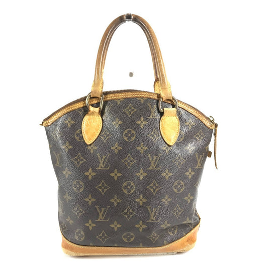 LOUIS VUITTON M40102 Monogram Lockit Tote Bag Hand Bag MonogramCanvas Brown Used
