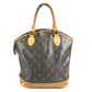 LOUIS VUITTON M40102 Monogram Lockit Tote Bag Hand Bag MonogramCanvas Brown Used