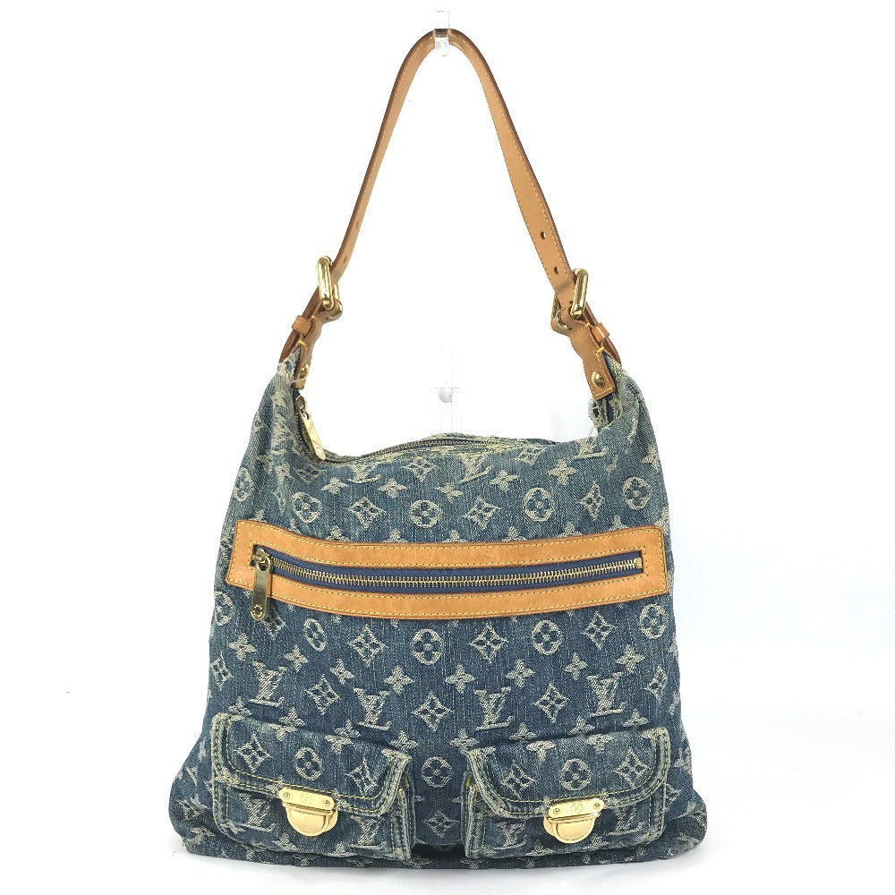 LOUIS VUITTON M95048 MonogramDenim Baggy GM Shoulder bag with pockets Shoulder Bag MonogramDenim blue Used