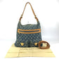 LOUIS VUITTON M95048 MonogramDenim Baggy GM Shoulder bag with pockets Shoulder Bag MonogramDenim blue Used