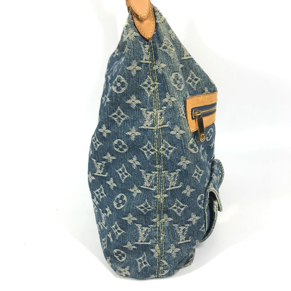 LOUIS VUITTON M95048 MonogramDenim Baggy GM Shoulder bag with pockets Shoulder Bag MonogramDenim blue Used