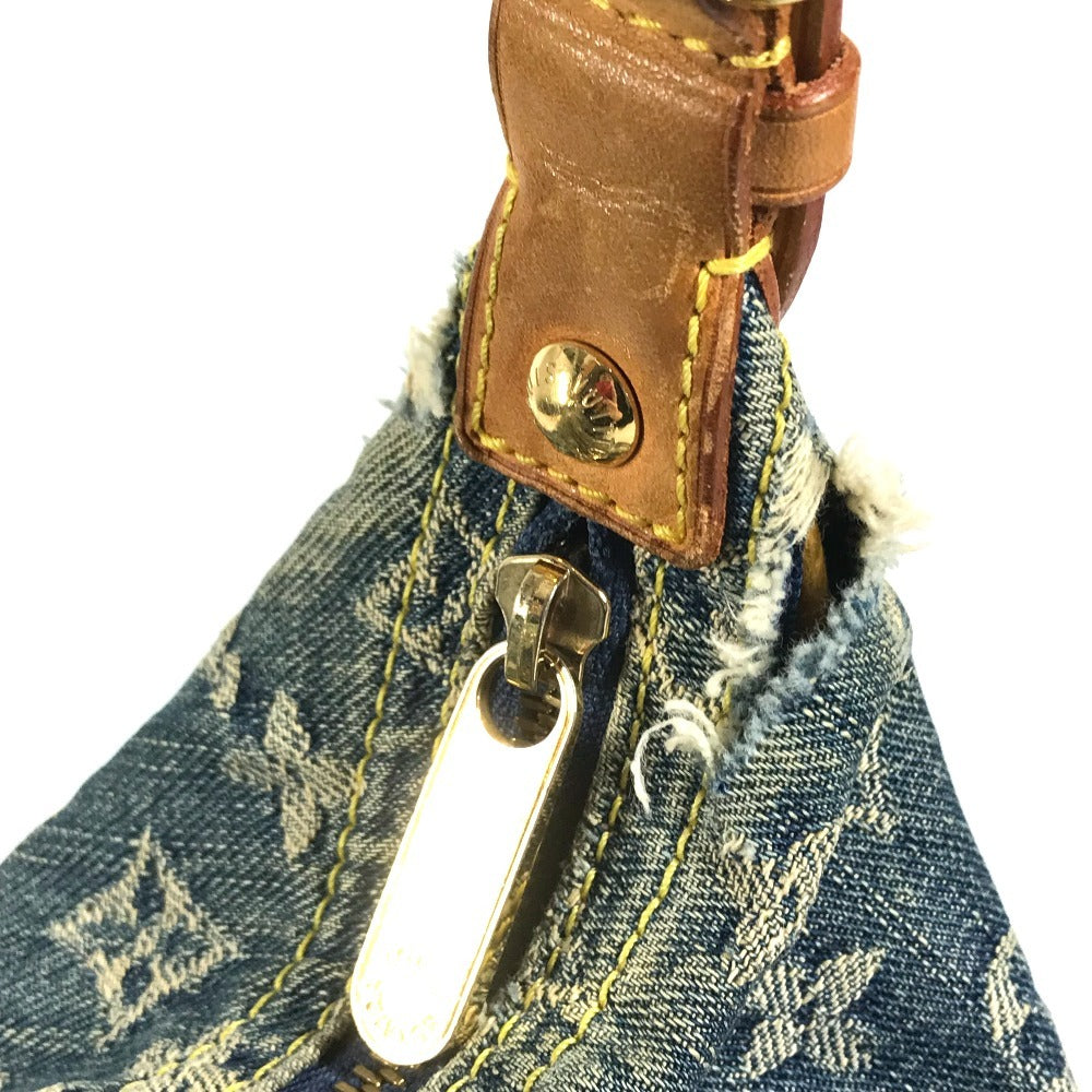 LOUIS VUITTON M95048 MonogramDenim Baggy GM Shoulder bag with pockets Shoulder Bag MonogramDenim blue Used