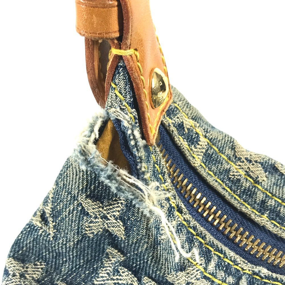 LOUIS VUITTON M95048 MonogramDenim Baggy GM Shoulder bag with pockets Shoulder Bag MonogramDenim blue Used