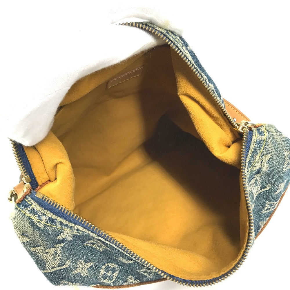 LOUIS VUITTON M95048 MonogramDenim Baggy GM Shoulder bag with pockets Shoulder Bag MonogramDenim blue Used