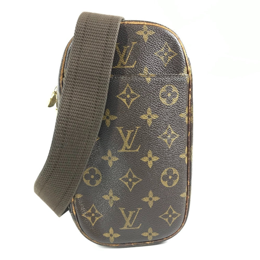 LOUIS VUITTON M51870 Monogram Pochette Gange PochetteGange Bag, Shoulder Bag, Crossbody Bag, Sling Bag body bag MonogramCanvas Brown Used