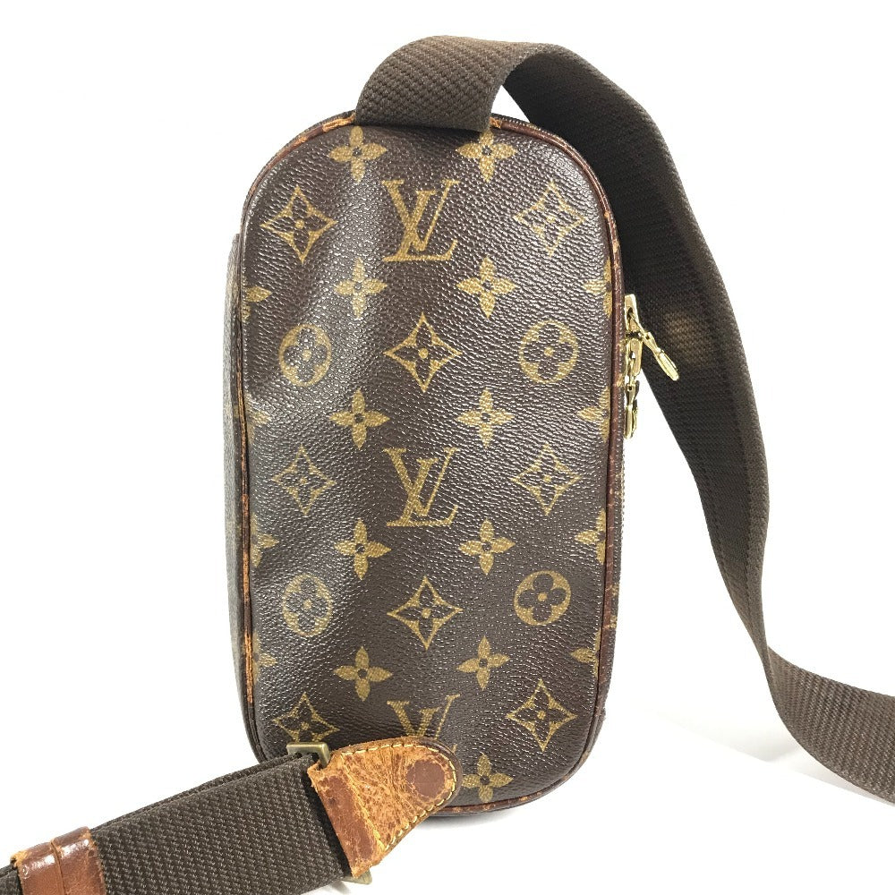 LOUIS VUITTON M51870 Monogram Pochette Gange PochetteGange Bag, Shoulder Bag, Crossbody Bag, Sling Bag body bag MonogramCanvas Brown Used