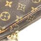 LOUIS VUITTON M51870 Monogram Pochette Gange PochetteGange Bag, Shoulder Bag, Crossbody Bag, Sling Bag body bag MonogramCanvas Brown Used