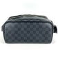LOUIS VUITTON N40127 Damier Graphite Dopp Kit Dopp Kit Bag Pouch Clutch Bag Cluch Bag DamierGraphiteCanvas Black Used