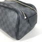 LOUIS VUITTON N40127 Damier Graphite Dopp Kit Dopp Kit Bag Pouch Clutch Bag Cluch Bag DamierGraphiteCanvas Black Used