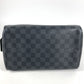 LOUIS VUITTON N40127 Damier Graphite Dopp Kit Dopp Kit Bag Pouch Clutch Bag Cluch Bag DamierGraphiteCanvas Black Used