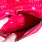 MCM All-over logo Visetos studs bag backpack Backpack Leather pink Used