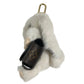 LOUIS VUITTON M03230 Monogram Bag Charm LV Cute Bunny Bag Charm Key Holder MonogramCanvas Brown Used
