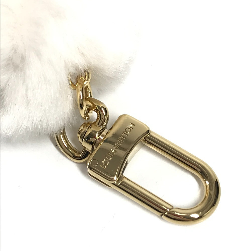 LOUIS VUITTON M03230 Monogram Bag Charm LV Cute Bunny Bag Charm Key Holder MonogramCanvas Brown Used