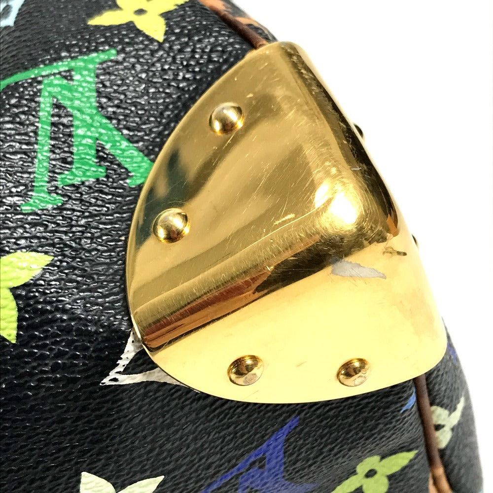 LOUIS VUITTON M92642 MonogramMulticolore Speedy30 Speedy 30 Mini Duffle Bag Hand Bag MonogramMulticoloreCanvas Noir Black Used