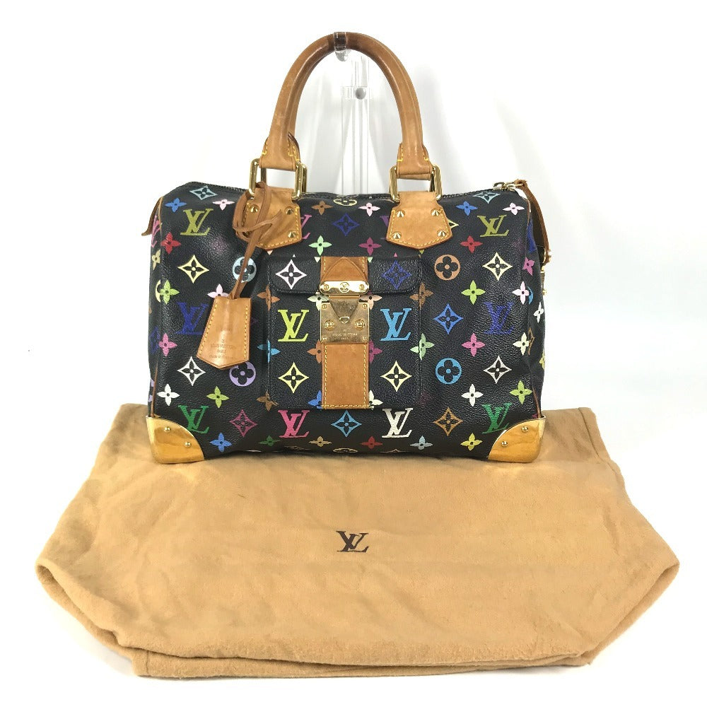LOUIS VUITTON M92642 MonogramMulticolore Speedy30 Speedy 30 Mini Duffle Bag Hand Bag MonogramMulticoloreCanvas Noir Black Used