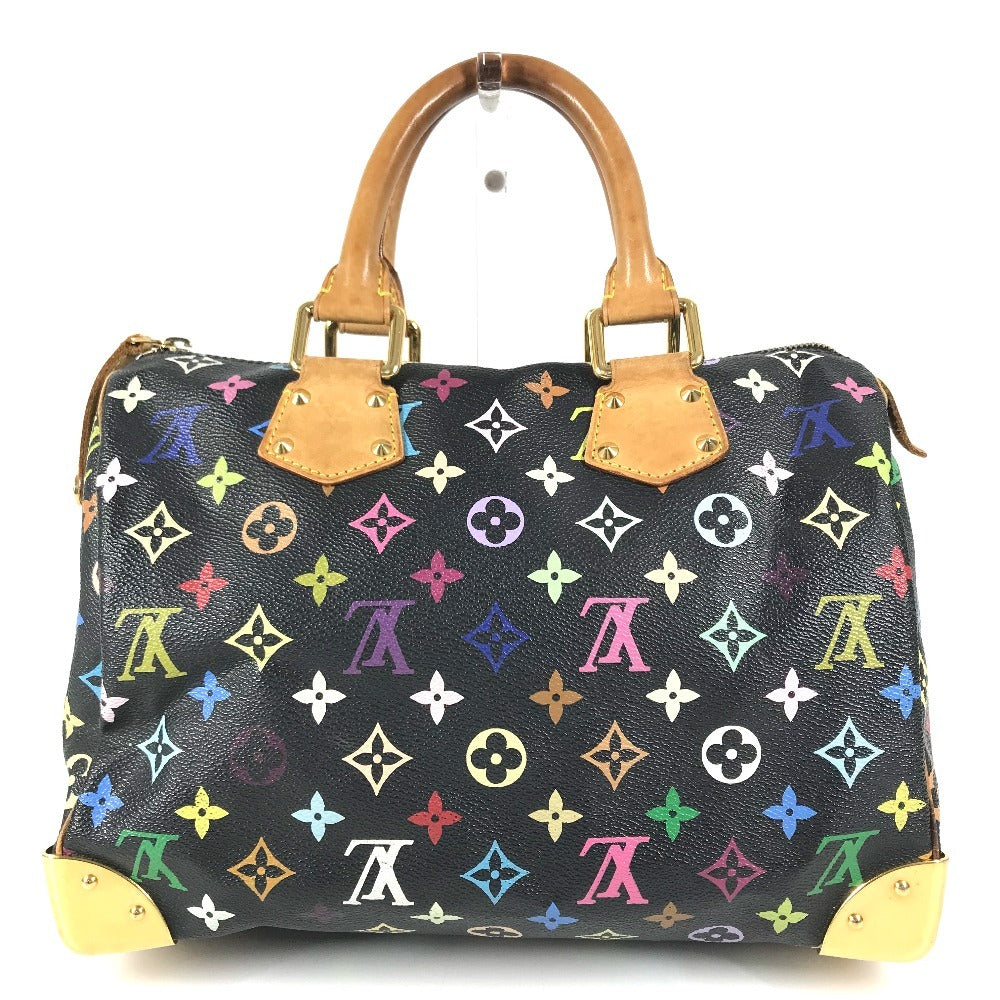 LOUIS VUITTON M92642 MonogramMulticolore Speedy30 Speedy 30 Mini Duffle Bag Hand Bag MonogramMulticoloreCanvas Noir Black Used