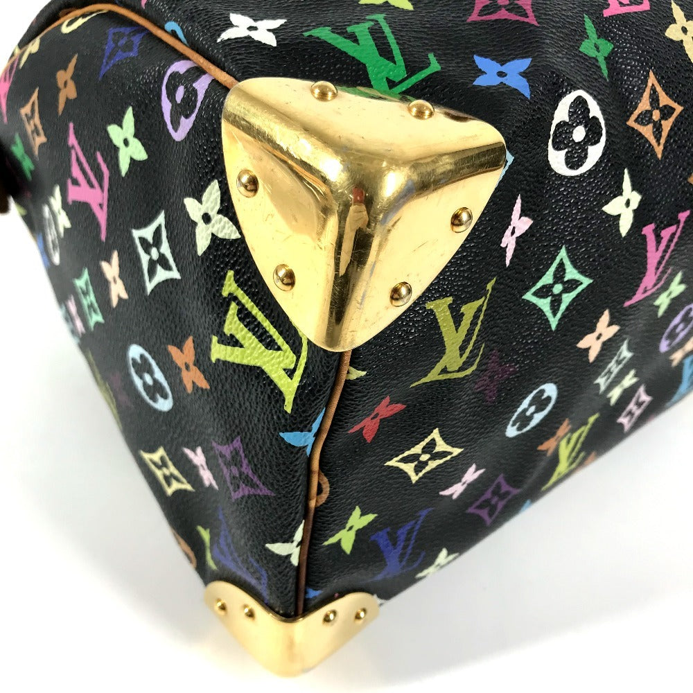 LOUIS VUITTON M92642 MonogramMulticolore Speedy30 Speedy 30 Mini Duffle Bag Hand Bag MonogramMulticoloreCanvas Noir Black Used