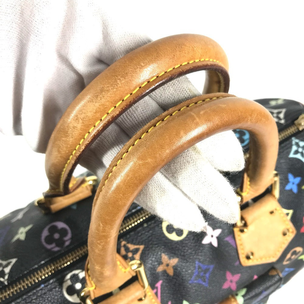 LOUIS VUITTON M92642 MonogramMulticolore Speedy30 Speedy 30 Mini Duffle Bag Hand Bag MonogramMulticoloreCanvas Noir Black Used