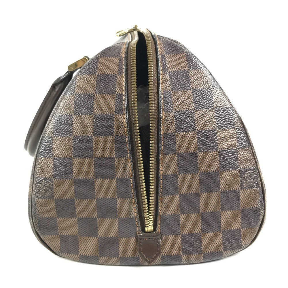 LOUIS VUITTON Damier Rivera MM Rivera MM Bags Tote Bag Mini Duffle Bag Hand Bag Damier Canvas Ebene Brown Used