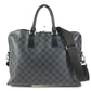 LOUIS VUITTON N48224 Damier Graphite Porto Document Jour PDJ Bag, Briefcase, Handbag, Document Bag Business bag DamierGraphiteCanvas Black Used