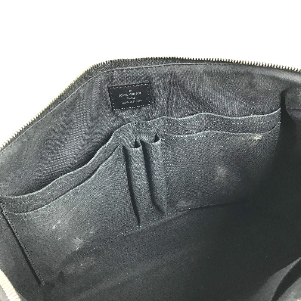 LOUIS VUITTON N48224 Damier Graphite Porto Document Jour PDJ Bag, Briefcase, Handbag, Document Bag Business bag DamierGraphiteCanvas Black Used