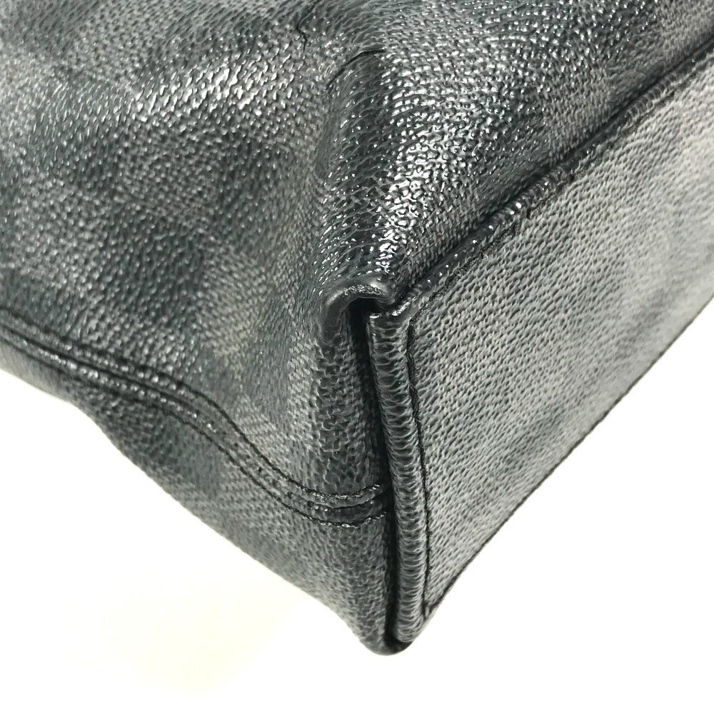 LOUIS VUITTON N48224 Damier Graphite Porto Document Jour PDJ Bag, Briefcase, Handbag, Document Bag Business bag DamierGraphiteCanvas Black Used