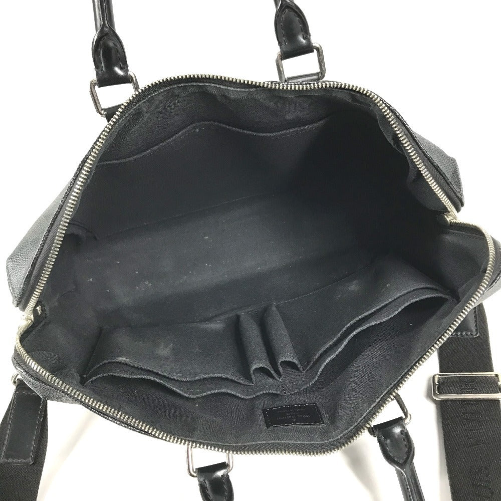 LOUIS VUITTON N48224 Damier Graphite Porto Document Jour PDJ Bag, Briefcase, Handbag, Document Bag Business bag DamierGraphiteCanvas Black Used