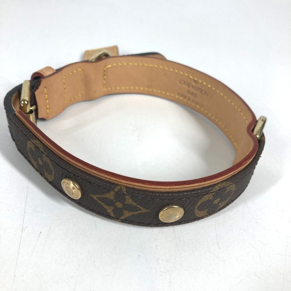 LOUIS VUITTON M58072 Pet Color Monogram Dog Pet Collier Baxter MM Collier Baxter MM Collar MonogramCanvas Brown Used