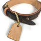 LOUIS VUITTON M58072 Pet Color Monogram Dog Pet Collier Baxter MM Collier Baxter MM Collar MonogramCanvas Brown Used