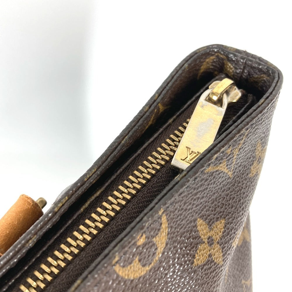 LOUIS VUITTON M51148 Monogram Cabas Piano Tote Bag shoulder bag Shoulder Bag MonogramCanvas Brown Used