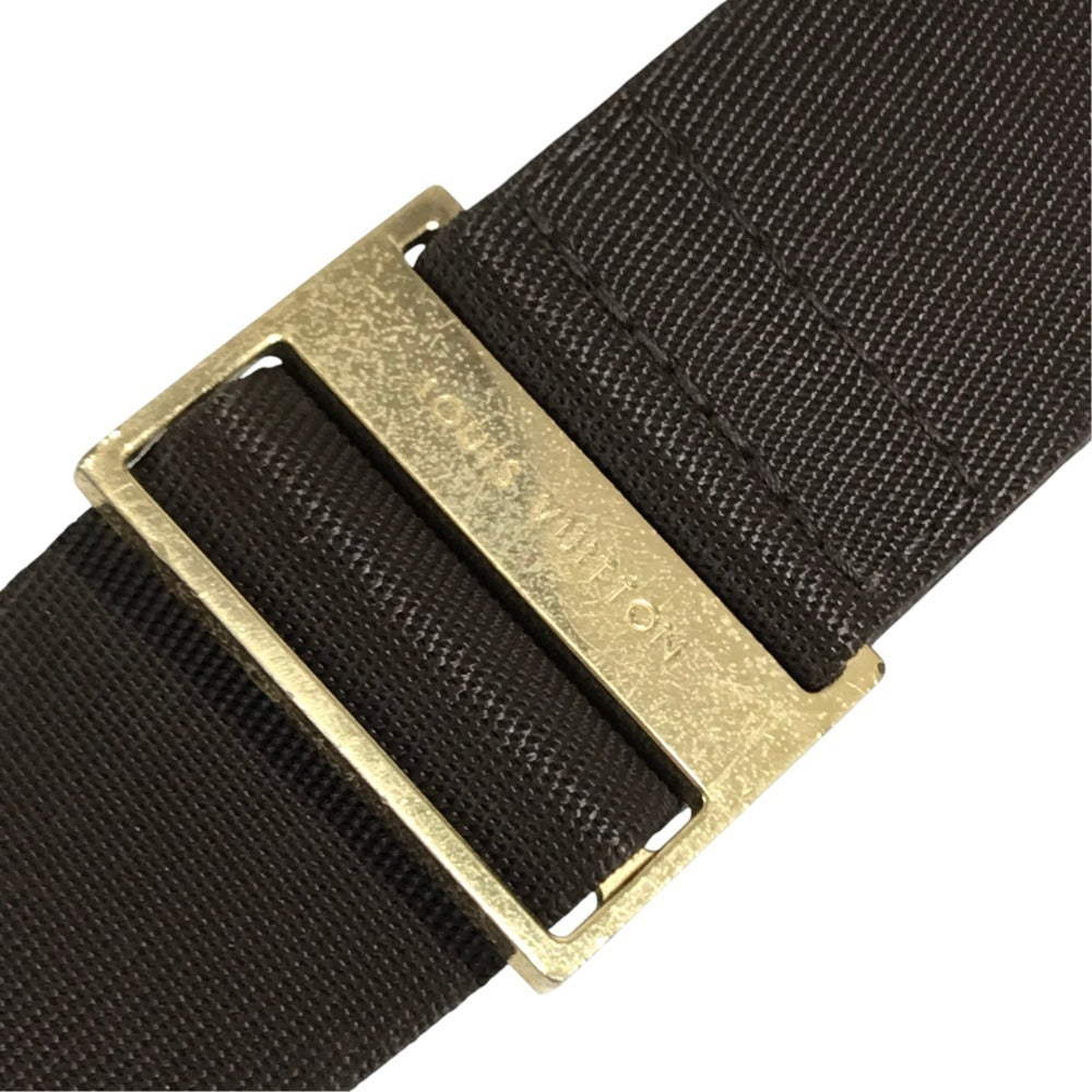 LOUIS VUITTON N51994 Damier Geronimos Bag Shoulder Bag Waist Pouch body bag Damier Canvas Ebene Brown Used