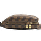 LOUIS VUITTON N51994 Damier Geronimos Bag Shoulder Bag Waist Pouch body bag Damier Canvas Ebene Brown Used