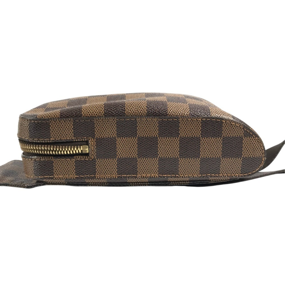 LOUIS VUITTON N51994 Damier Geronimos Bag Shoulder Bag Waist Pouch body bag Damier Canvas Ebene Brown Used