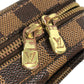 LOUIS VUITTON N51994 Damier Geronimos Bag Shoulder Bag Waist Pouch body bag Damier Canvas Ebene Brown Used